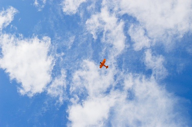 an image of the sky he is flying