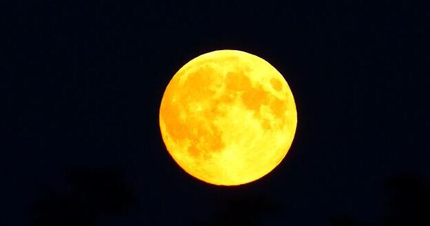 鮮やかな満月のイメージ